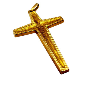Pendentif Croix en Or 18k - 2.04 G