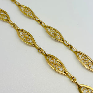 Collier Ras du Cou en Or Jaune 18K 21.54 Grs
