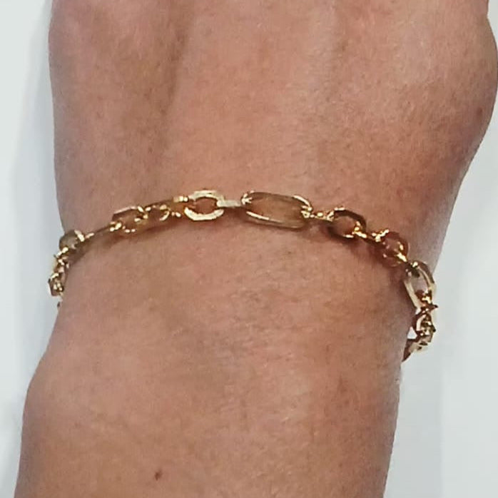 Bracelet maillon or jaune 18 K - 10.35 G