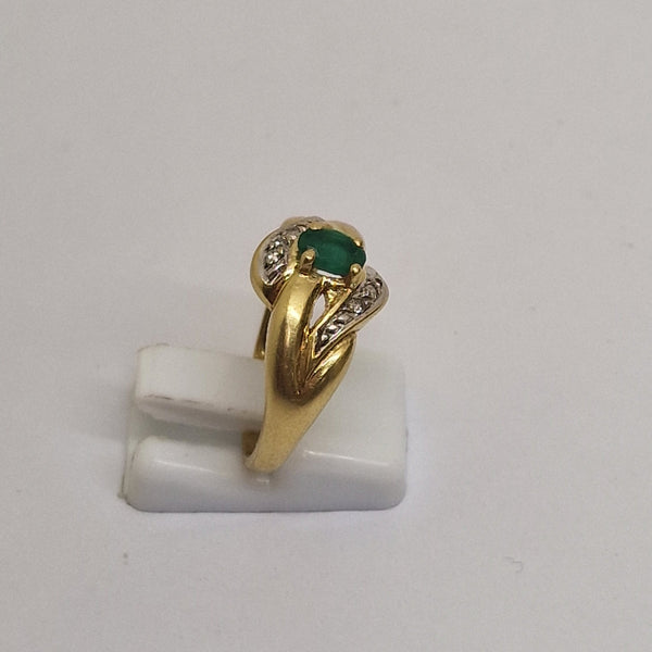 Bague en Or Jaune 18K Taille-57