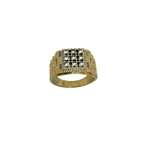 Bague Chevalière OR Jaune 18 K - Taille 60 - 9.71 G