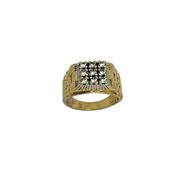 Bague Chevalière OR Jaune 18 K - Taille 60 - 9.71 G