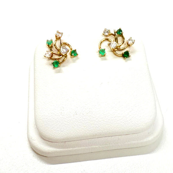 Boucles d'oreilles Or Jaune 18k 1.33 Grs