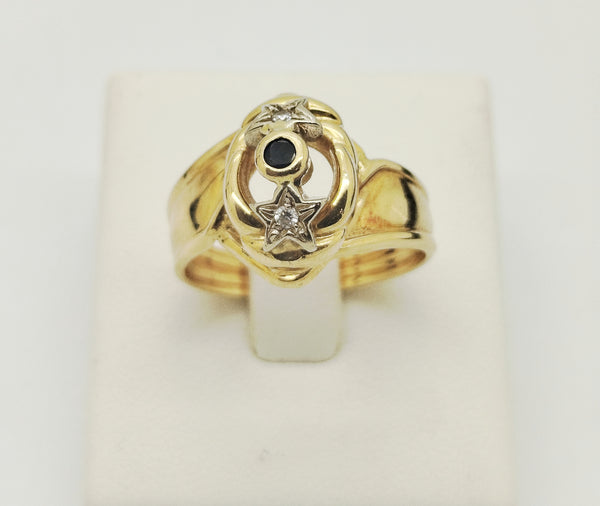 Bague en or jaune 18K - 4.04 Grs - Taille 54