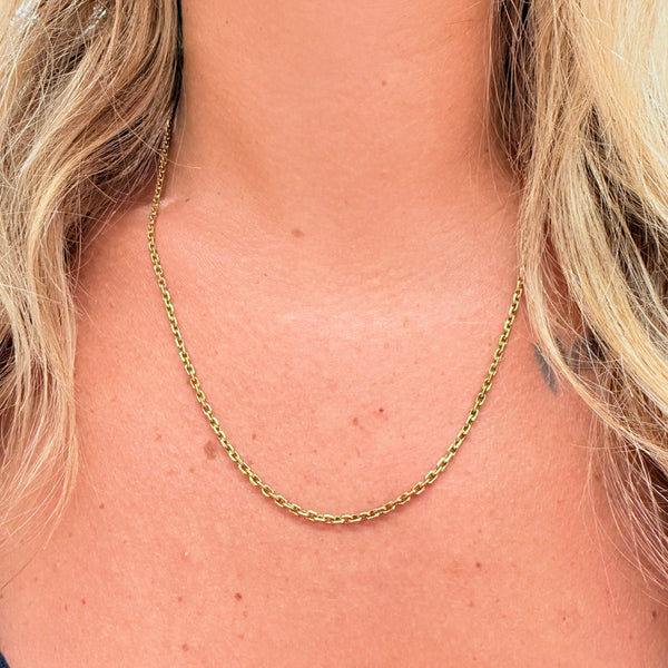 Collier chaine en Or jaune 18K - 13.51g