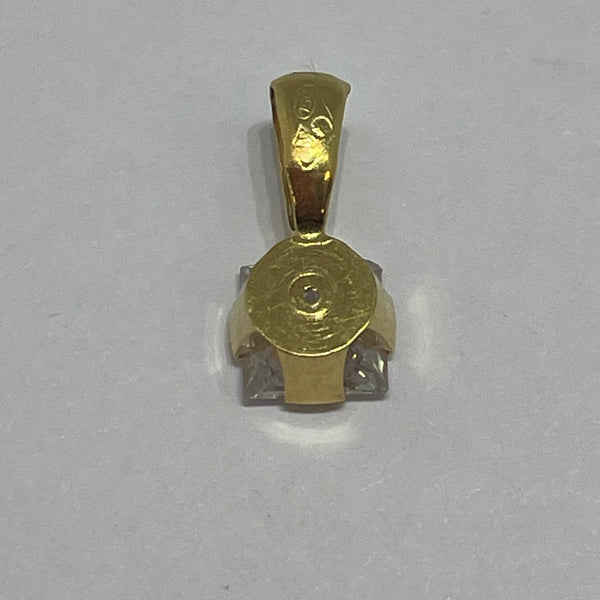 Solitaire Or Jaune 18 Carats Poids - 0.8 Grs