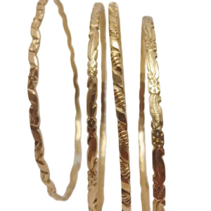 Bracelet Semainier en Or Jaune 18K - 31.06Grs