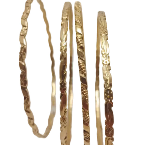 Bracelet Semainier en Or Jaune 18K - 31.06Grs