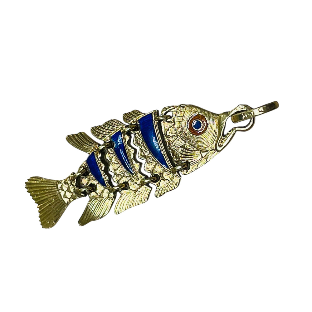 Pendentif poisson en or 18K