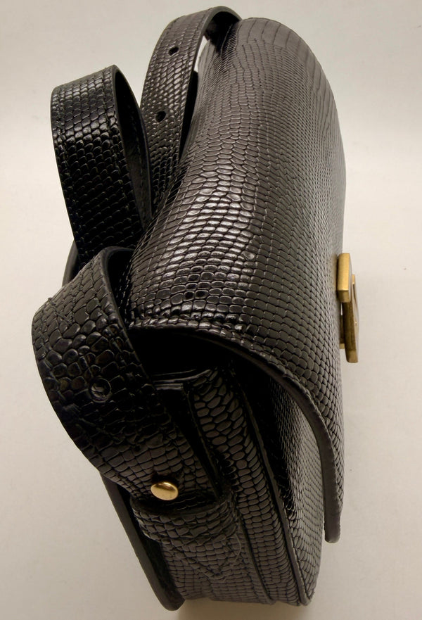 Sac à main Zadig et Voltaire en cuir noir croco