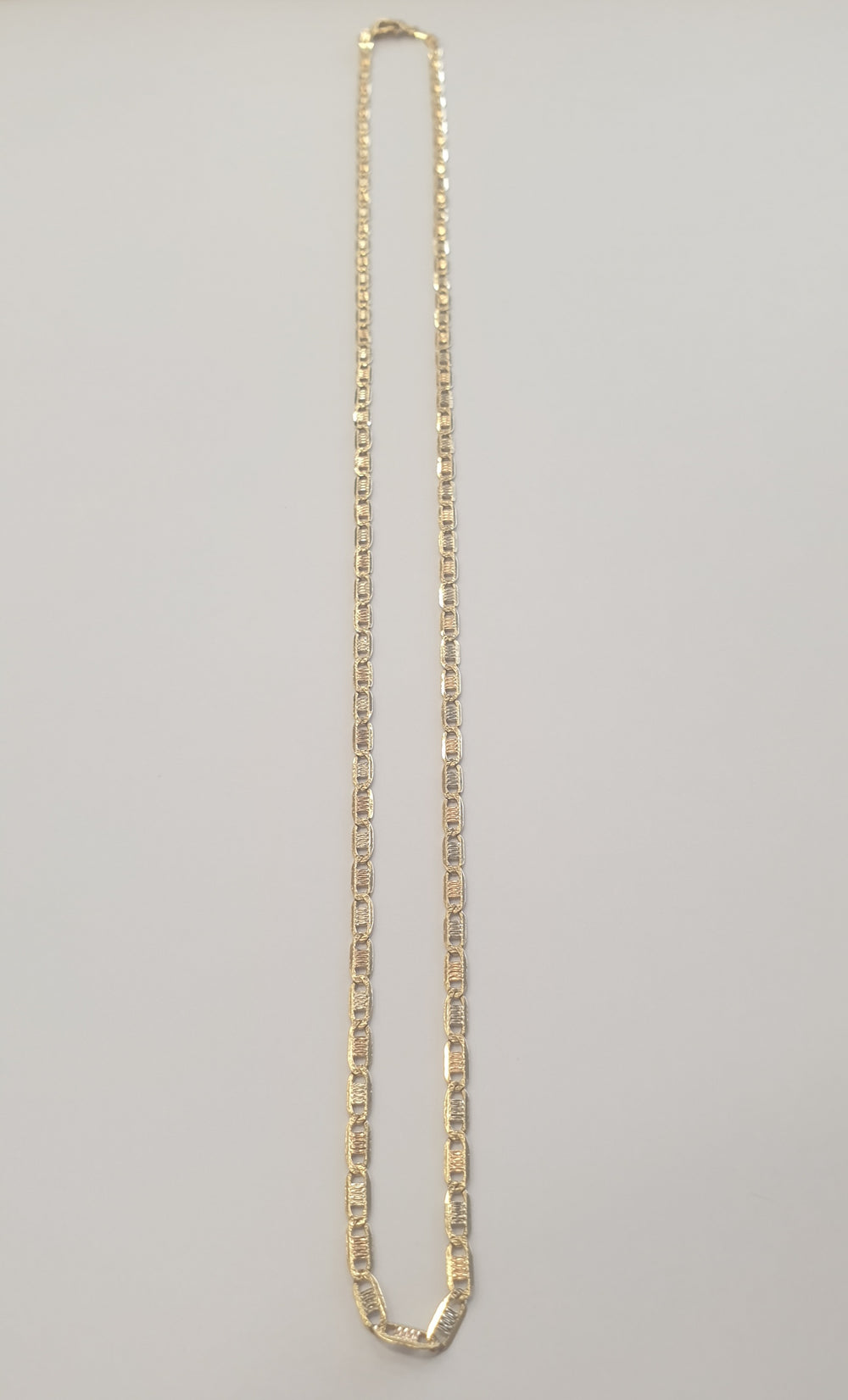 Collier Princesse en Or Jaune 18 K Marine  - T 51cm