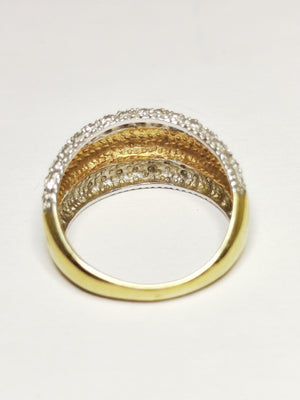 Bague Jonc en Or Jaune 18K Taille-56