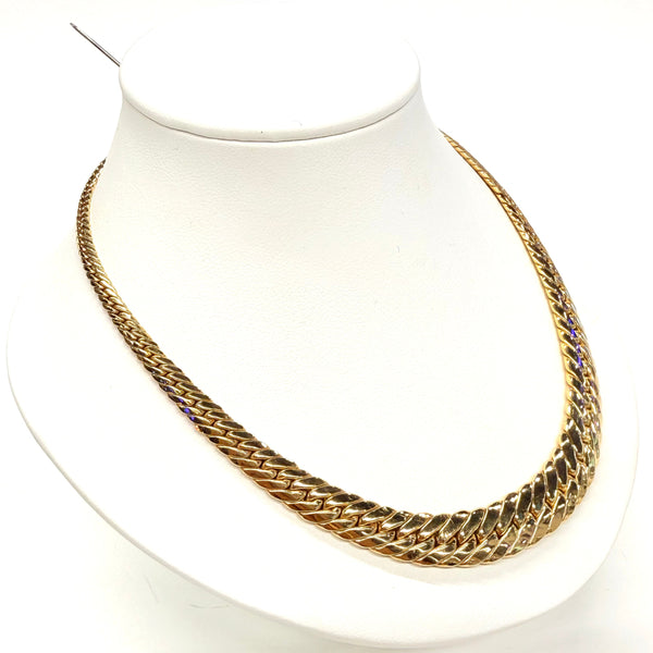 Collier Ras du Cou en Or Jaune 18k - 23.30 G