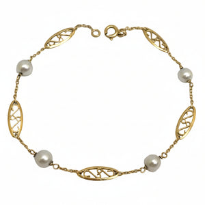 Bracelet Maille Filigrane Or Jaune 18K - 3G