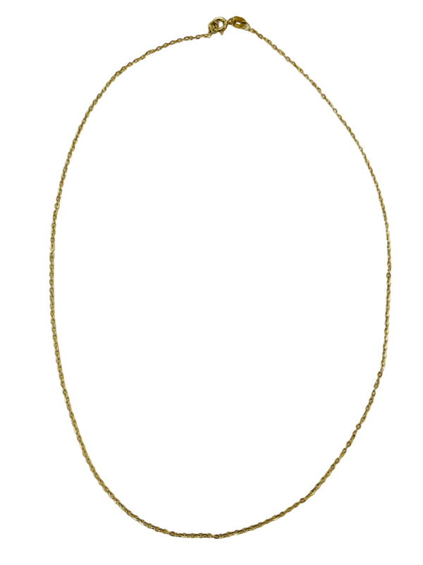 Collier Ras du Cou en Or Jaune 18K - 0.90G