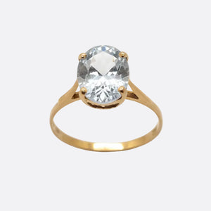 Bague en or jaune 18k - 2.01 G