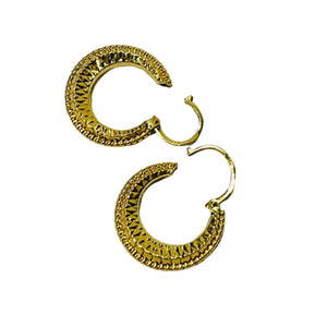Boucles d'oreilles en Or jaune 18K - 1.65G