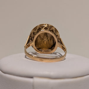Chevalière en Or Jaune 18K - Taille 50 3.85 Grs