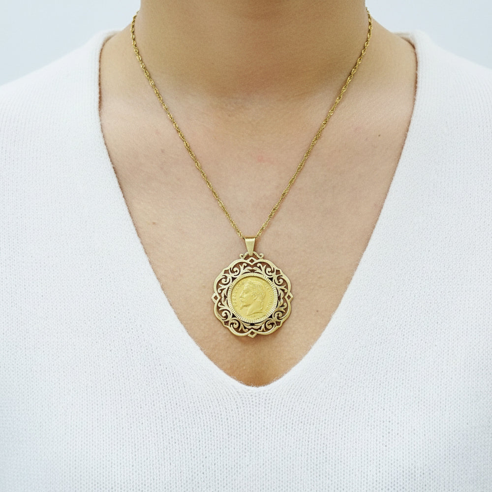 Porte Pièce en Or Jaune 18K - 13.99g