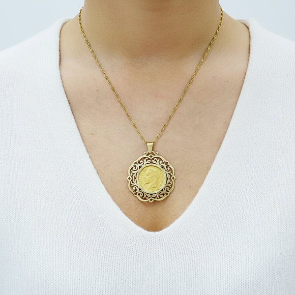 Porte Pièce en Or Jaune 18K - 13.99g