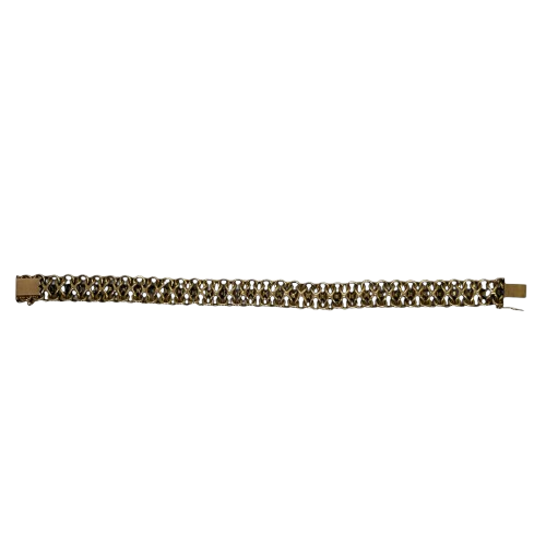 Bracelet Gourmette en Or Jaune 18 Carats - 19.5 Cm