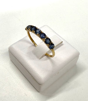 Bague Demi Tour Or Jaune 18k Taille-56
