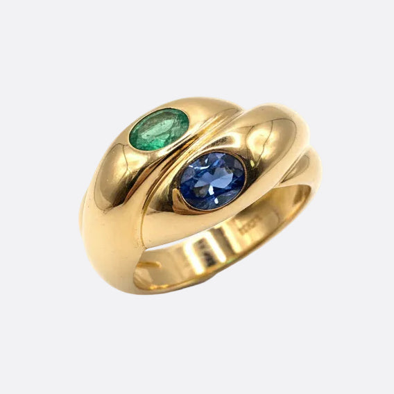 Bague jonc en or jaune 18k - 4.95 G