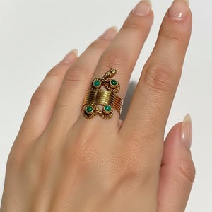Bague en Or Jaune 18K - Taille 48 - 8.30 Grs