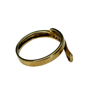Jonc en Or jaune 18K avec 13 diamants