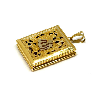 Médaillon en or jaune 18 carats