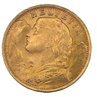 Pièce Rare en Or Jaune Suisse - 22k-6.45g