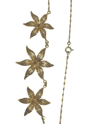 Collier Princesse maille Fantaisie en Or Jaune 18K