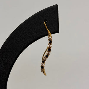 Boucles d'oreilles créoles en or jaune 18K