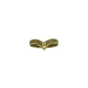 Bague en or jaune 18K Taille-50