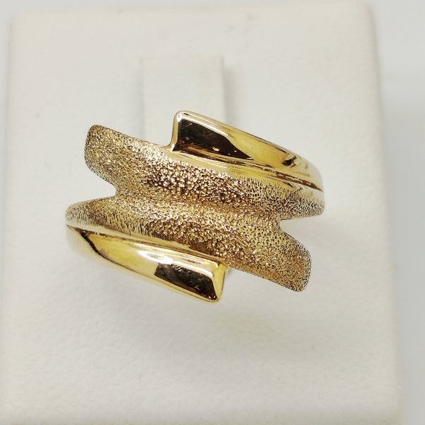 Bague en or jaune 18K Taille-55