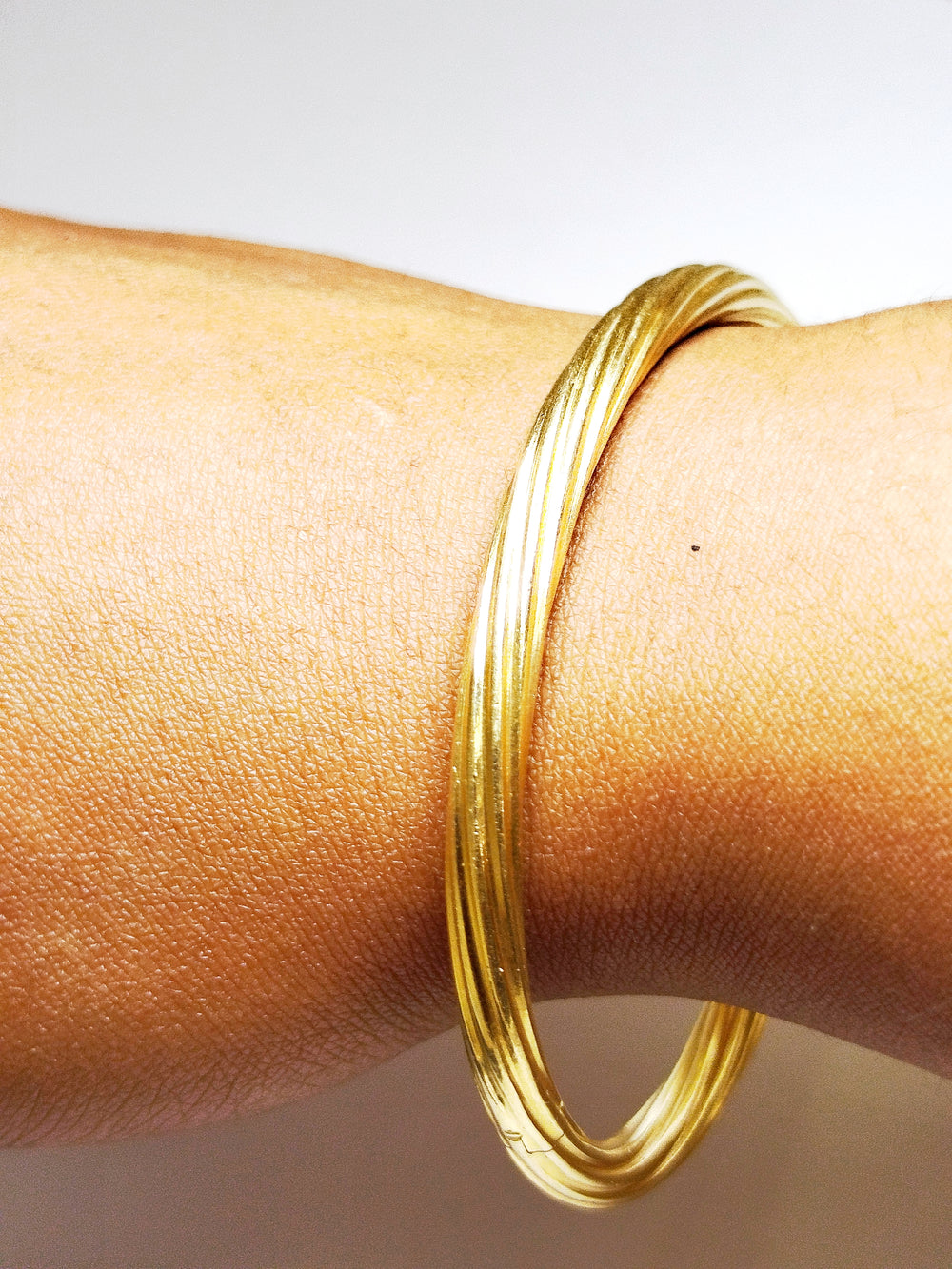 Bracelet Jonc en Or Jaune 18K 16.59 Grs