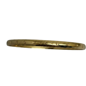 Bracelet Jonc fermé en or jaune 18K - 11.52 G