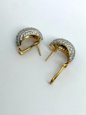Boucles d'Oreilles en Or Jaune 18K - 12.84 Grs