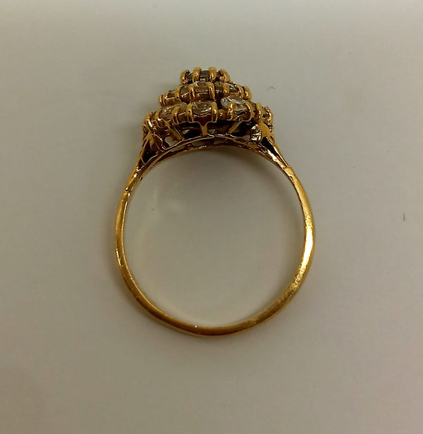 Bague en Or Jaune 18 K - Taille 55 - 4.16 G