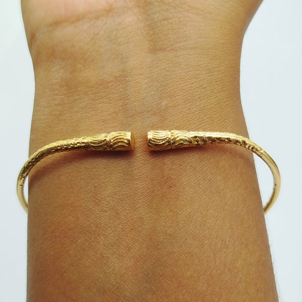 Bracelet Jonc en Or Jaune 18k - 13.97 Grs
