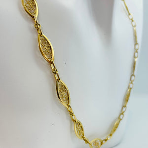 Collier Ras du Cou en Or Jaune 18K 21.54 Grs