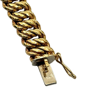 Bracelet Maille Américaine en Or Jaune 18 Carats