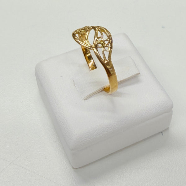Bague or jaune 18 K - taille 56 - 1.47 G