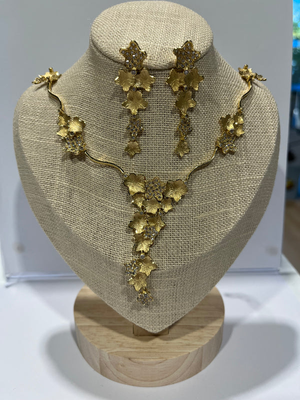 Collier Princesse en Or Jaune avec Diamants 18K