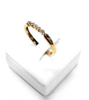 Bague en or jaune 18k Taille-58