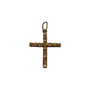 Pendentif Croix en Or Jaune  18K - 2.16 Grs