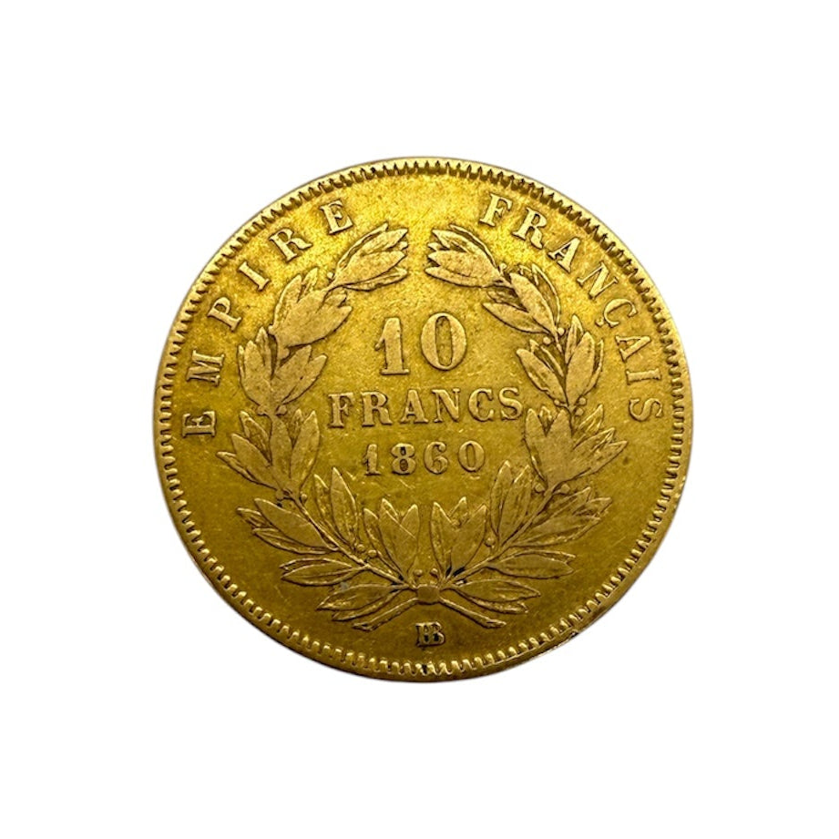Pièce 10 Francs Or Napoléon III 20K - 3.16 G