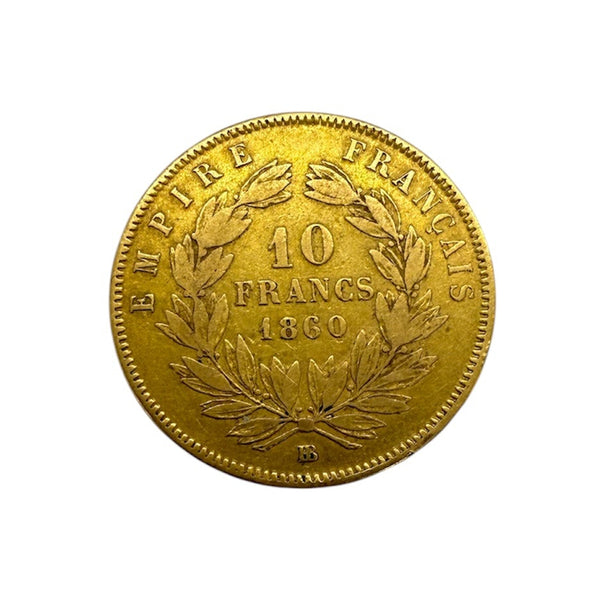 Pièce 10 Francs Or Napoléon III 20K - 3.16 G