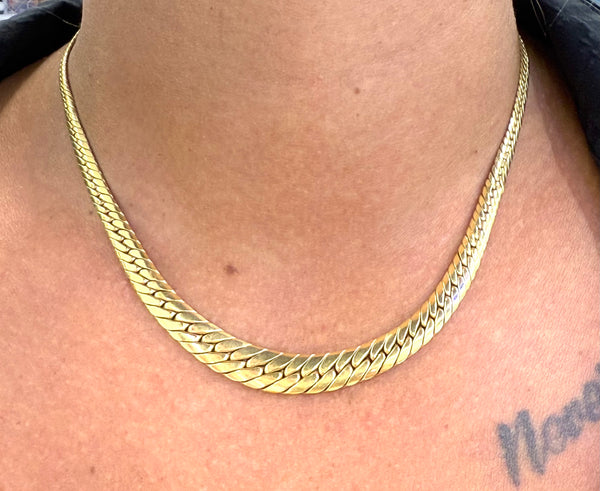 Collier Ras du Cou Or Jaune 18k 13.04 Grs