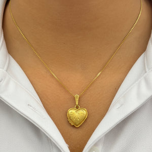 Pendentif Médaillon en Or Jaune 18k